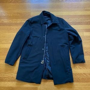 Men’s theory overcoat.